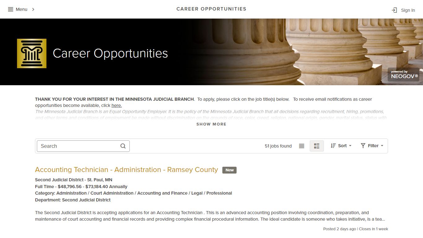 Career Opportunities | Career Opportunities - GovernmentJobs.com